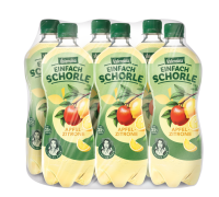 Produktbild für 6 x 0,75L Einfach Schorle Apfel-Zitrone